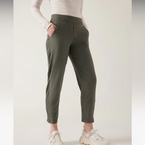 Athleta Brooklyn ankle pant, Mountain Olive, 2